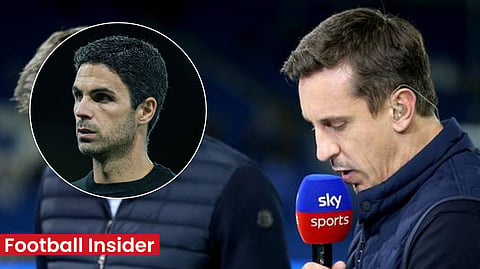 Arsenal fans fume at 'unbearable' Gary Neville after what he said live on air