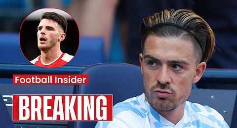 Man City's Jack Grealish sends message to Declan Rice after fallout