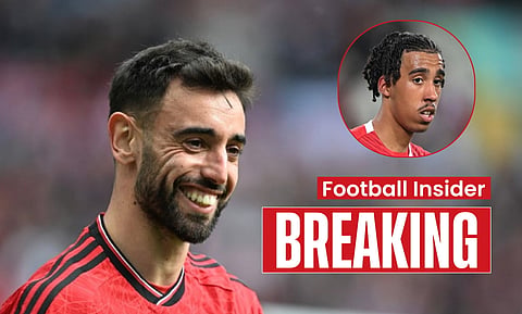 Bruno Fernandes sends message to Leny Yoro after Man United development