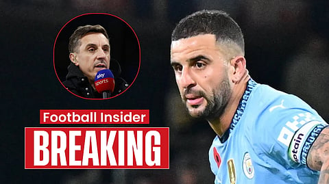 Gary Neville reacts as Kyle Walker 'torn to shreds' for Man City by Tottenham