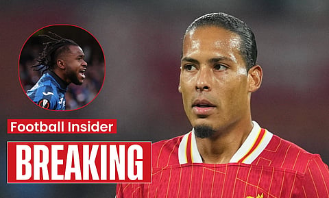 Van Dijk responds to Ademola Lookman's message after Liverpool transfer report