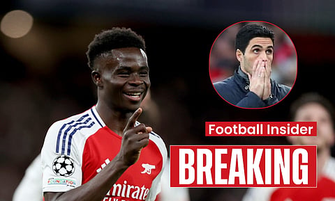 Bukayo Saka sends 'come back' message to Arsenal fans after devastating blow