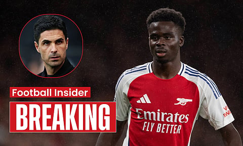 Arsenal bombshell: 'I'm told we'll be lucky if Bukayo Saka plays again this season'