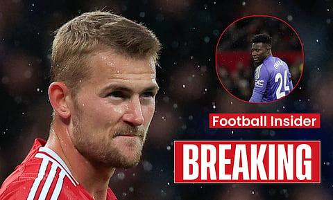 Matthijs de Ligt sends message to Man United fans after Andre Onana mix-up