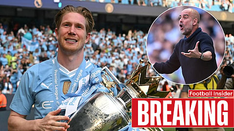 Kevin De Bruyne closes in on Man City exit - deal could be done in days