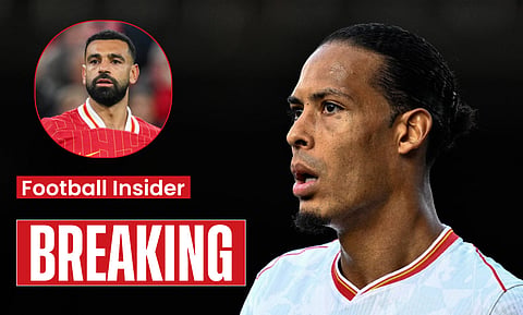 Van Dijk responds to Mohamed Salah's message after Liverpool contract news