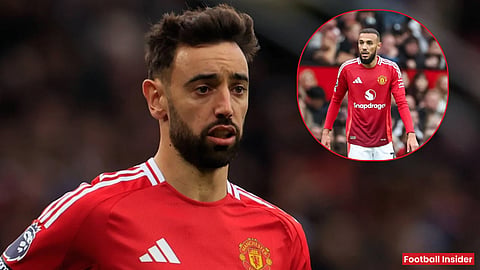 Bruno Fernandes reacts to Mazraoui development at Man United