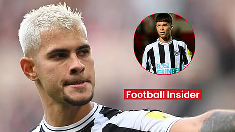 Bruno Guimaraes sends stunned message to Newcastle wonderkid Lewis Miley