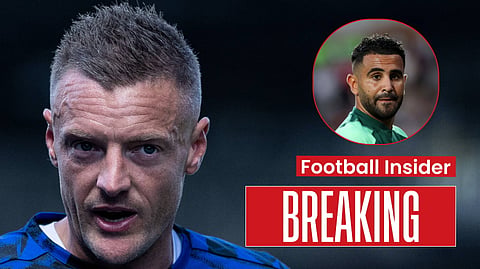 Riyad Mahrez sends two-word message to Jamie Vardy after Leicester development