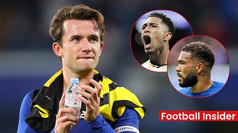 Jude Bellingham and Reece James react to Ben Chilwell Chelsea announcement