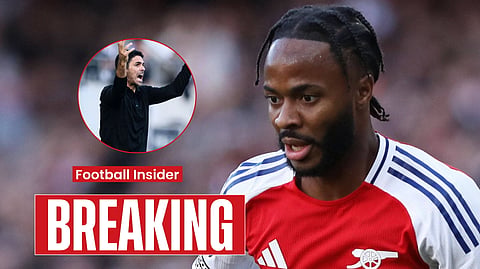 Raheem Sterling 'devastated' in Arsenal draw, Mikel Arteta 'not having him one bit'
