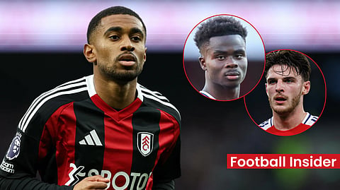 Bukayo Saka and Declan Rice react to Reiss Nelson's shattering injury update