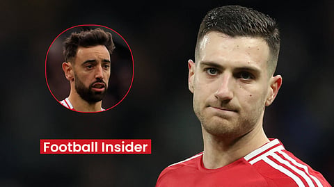 Bruno Fernandes reacts to Diogo Dalot's 'incredible' message after Man United 'shocker'