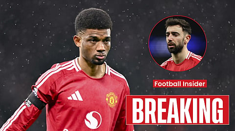 Amad Diallo reacts to fresh Bruno Fernandes announcement at Man United
