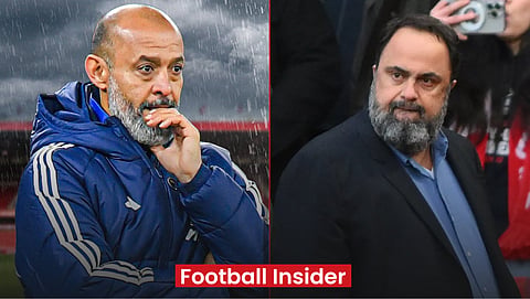 Nuno Espirito Santo 'left humiliated by Marinakis bust-up' at Nottingham Forest