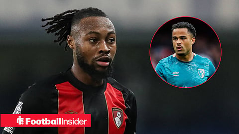 Justin Kluivert reacts to Antoine Semenyo's Bournemouth post amid Man United links