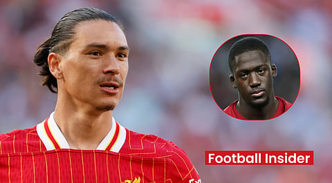 Darwin Nunez sends two-word message to Ibrahima Konate after 'serious' Liverpool news