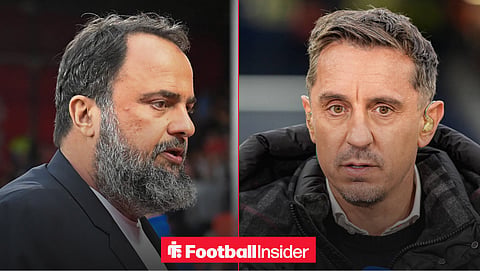 Gary Neville told 'get on the phone to Marinakis and apologise' after being 'out of order'