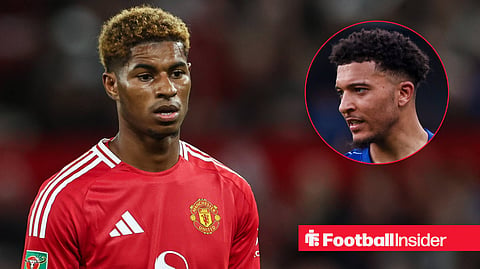Jadon Sancho reacts to Marcus Rashford post as Man United exit looms