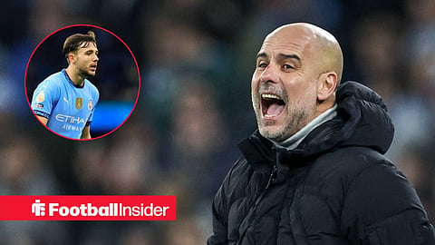Salty Pep Guardiola reacts instantly after Man City concede late penalty vs Monaco