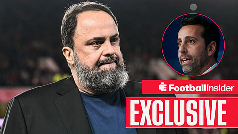 Evangelos Marinakis to sack Edu Gaspar after 'falling out' over issues 'not just at Nottingham Forest'