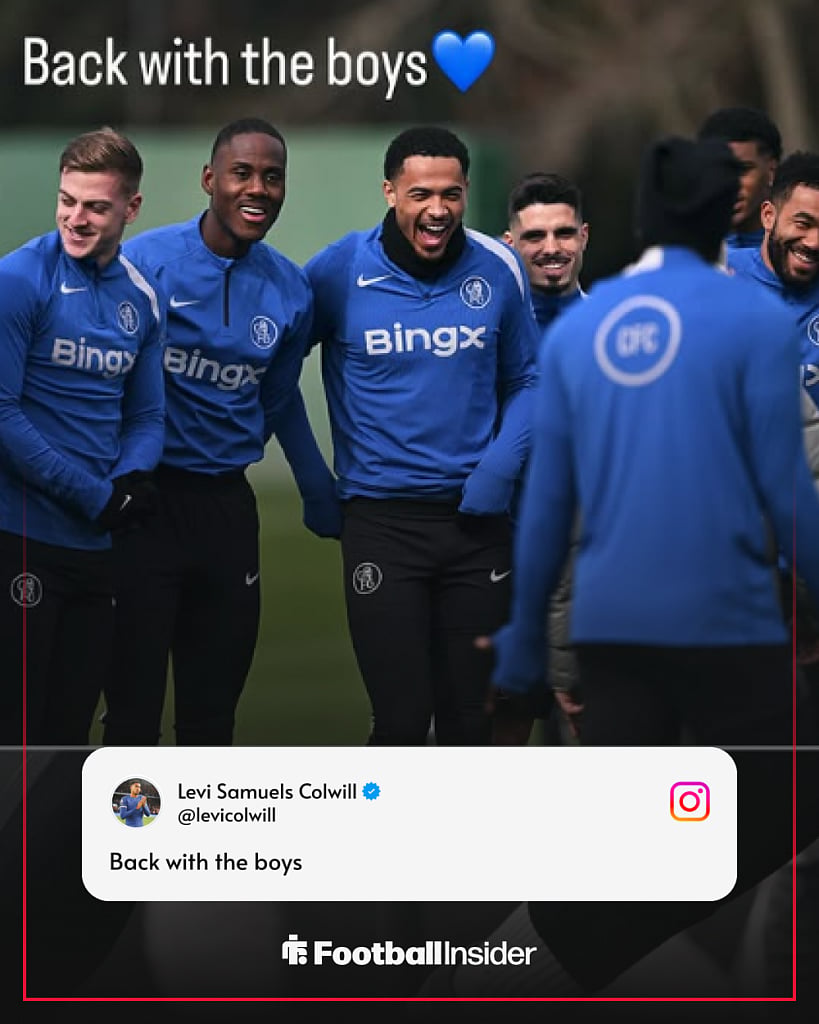 Levi Colwill News: Chelsea Star's Four-Word Message Over Injury Return