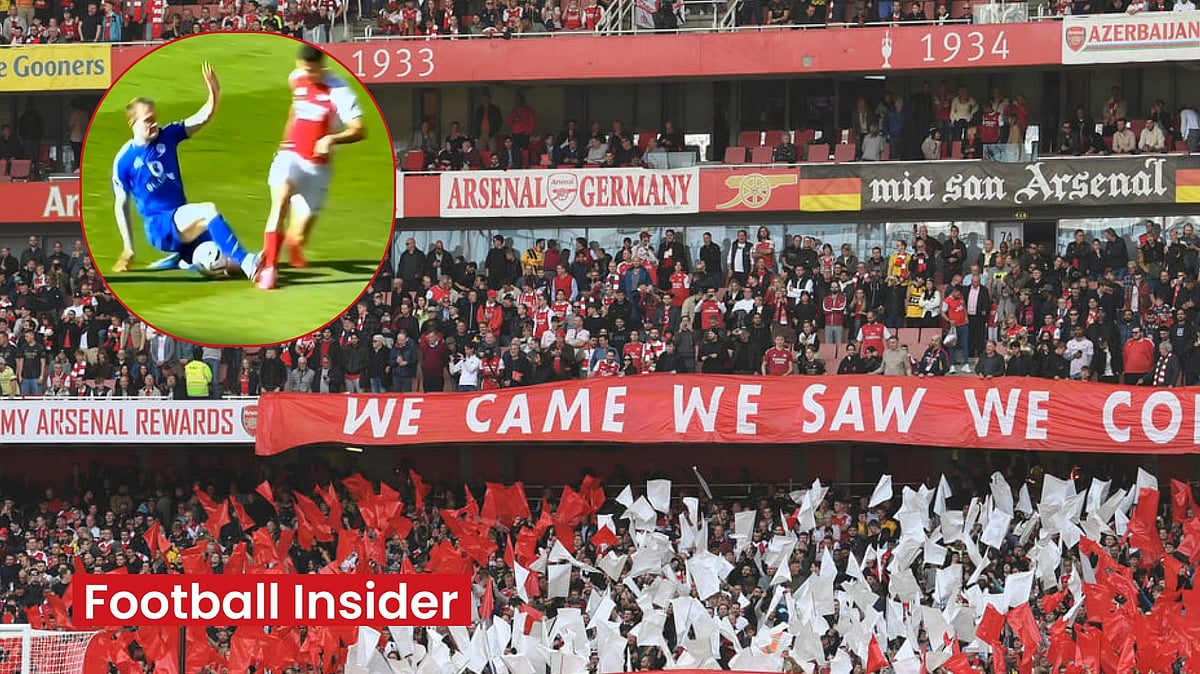 Arsenal fans fume at referee as Leicester City footage analysed