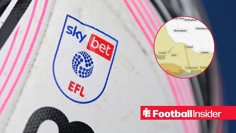 League Two postponement latest amid new weather warnings: Huge fixture at risk