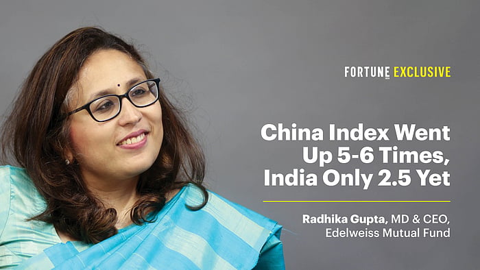Indices zoomed 15x in US, 20x in Japan when GDP doubled; India story has just begun: Radhika Gupta