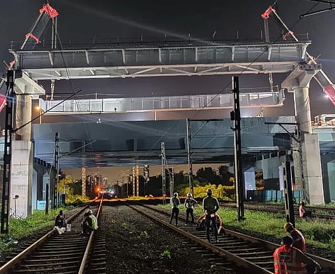  उरण-बेलापूर रेल्वे मार्गासाठी फाटक बंद होणार