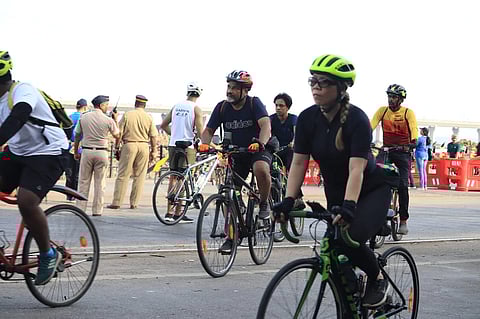  पर्यावरण जनजागृतीकरीता सायकल रॅलीचे आयोजन 