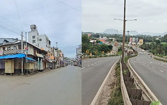सातारामध्ये बंदला १०० टक्के प्रतिसाद ;अत्यावश्यक सेवा वगळता सर्व व्यवहार ठप्प