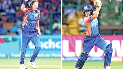 WPL 2024 : मुंबई इंडियन्स अग्रस्थानी; ब्रंट, अमेलियामुळे बंगळुरूवर ७ गडी राखून वर्चस्व