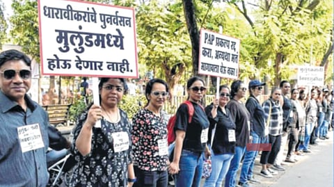 धारावीकरांचे पुनर्वसन मुलुंडमध्ये नकोच, मुलुंडकरांचा विरोध, आज आंदोलन