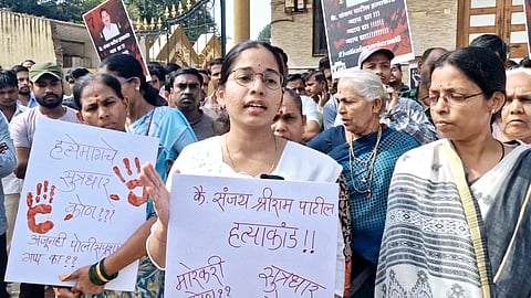 आरोपींच्या अटकेसाठी कुटुंबीयांचा आक्रोश; संजय पाटील हत्याकांड 