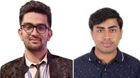 ऋषभ ओसवाल, हेरंब माहेश्वरी (डावीकडून)   