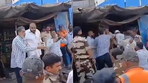 अनधिकृत गाळ्यांवर कारवाई करायला गेलेल्या दिव्याच्या सहाय्यक आयुक्तांना जबर मारहाण