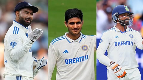 ऋषभ पंत, शुभमन गिल, रवींद्र जडेजा 