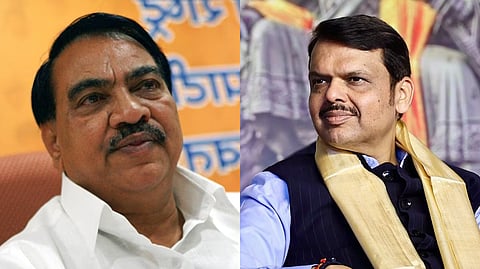 एकनाथ खडसे, देवेंद्र फडणवीस (डावीकडुन) 