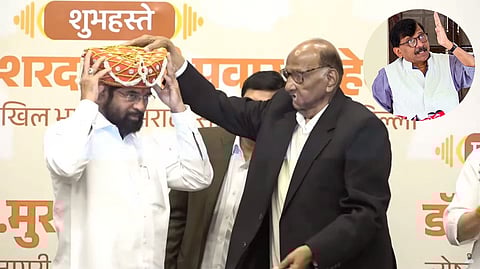 सत्कारकल्लोळ! शिंदेंचा दिल्लीत सत्कार, खळबळ मात्र महाराष्ट्राच्या राजकारणात; 
संजय राऊतांच्या शरद पवारांवरील टीकेने मविआत राजकीय वादळ