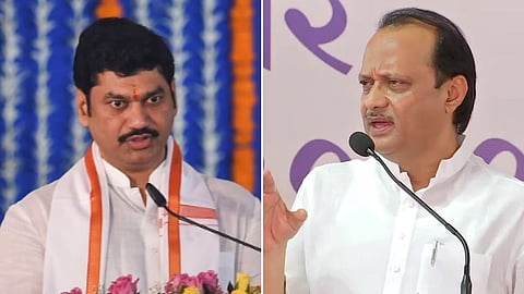 धनंजय मुंडे, अजित पवार (डावीकडून)