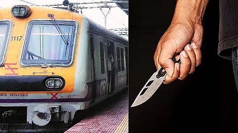 कल्याण-डोंबिवलीदरम्यान लोकलमध्ये चाकूहल्ला; तिघे जखमी, आरोपीला अटक