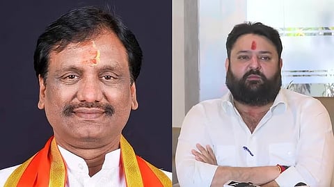 अंबादास दानवे, मोहित कंबोज (डावीकडून)