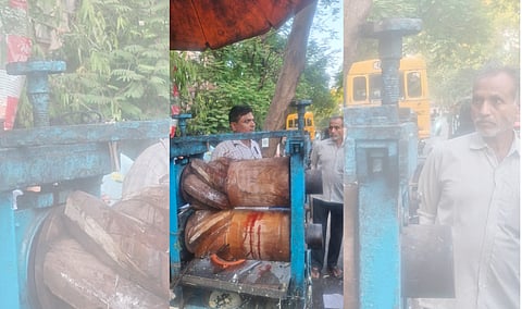 ऊसाचा रस काढणाऱ्या मशिनमध्ये अडकला हात; डोंबिवलीमधील घटना  