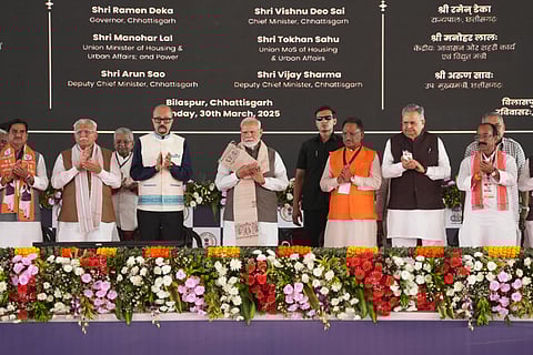छत्तीसगडमध्ये पंतप्रधानांच्या हस्ते ३३ हजार कोटींच्या प्रकल्पांचे उद्घाटन