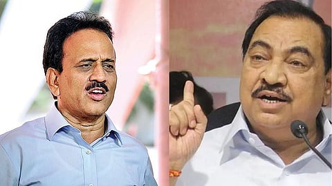 गिरीश महाजनांचे महिला आयएएस अधिकाऱ्याशी संबंध; एकनाथ खडसेंचा आरोप, महाजनांचा पलटवार