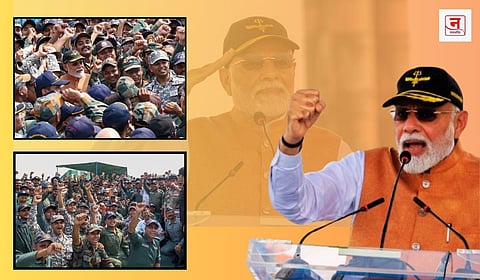 पंतप्रधान मोदींची आदमपूर एअरबेसला 'सर्जिकल' भेट; पाकिस्तानचा 'एअरबेस' ड्रामा फेल!