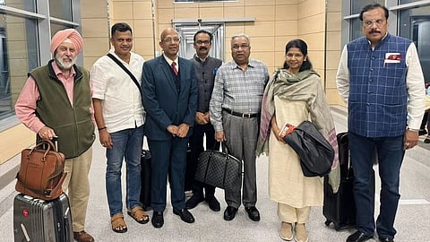 ड्रोन हल्ल्यामुळे खासदारांचे शिष्टमंडळ हवेतच अडकले