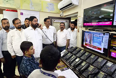 ठाणे, नवी मुंबईत पावसाचा कहर; मुसळधार पावसाने नवी मुंबईला झोडपले