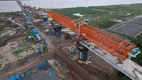 बांधकाम सुरू असलेल्या प्रकल्पाचे संग्रहित छायाचित्र